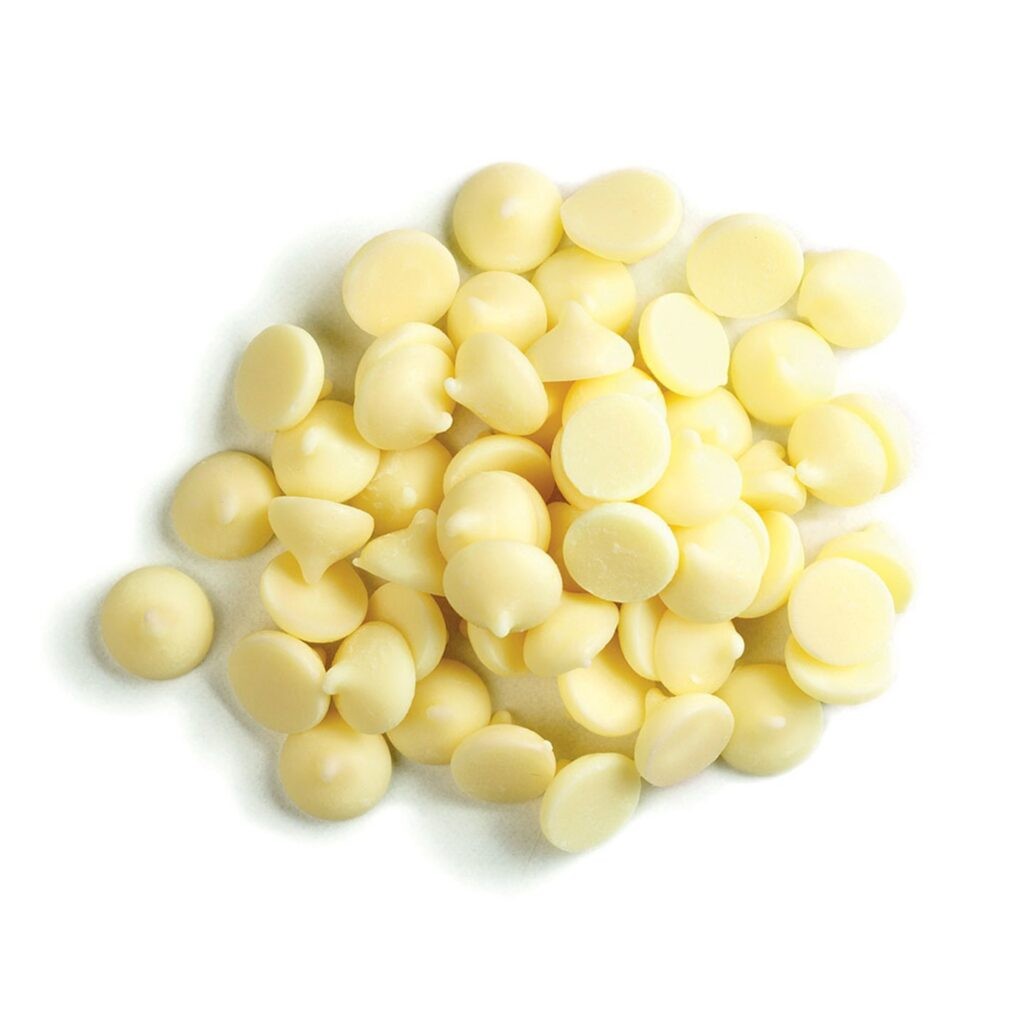 White chocolate drops