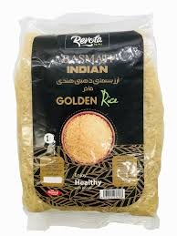 Golden Indian basmati rice